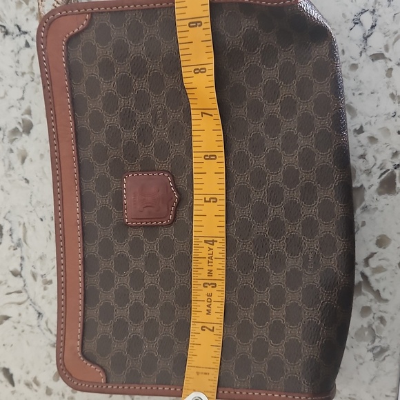 Celine Brown And Tan Clutch - Picture 13 of 15